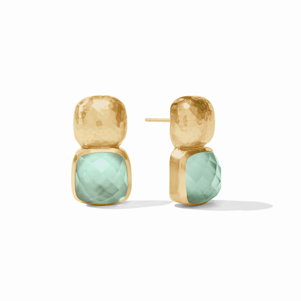 Catalina Earring-Iridescent Aquamarine Blue