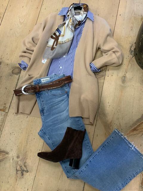 Dark Brown Belt With Metal Detailing