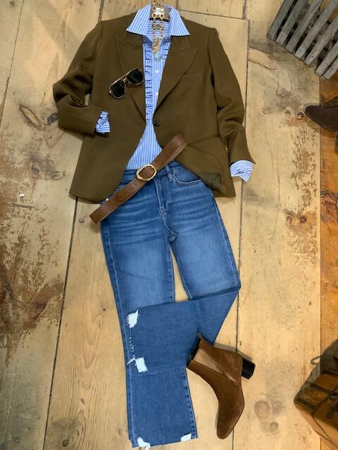 Suede Tan Leather Belt