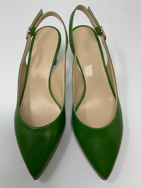 Spring Green Kitten Heel