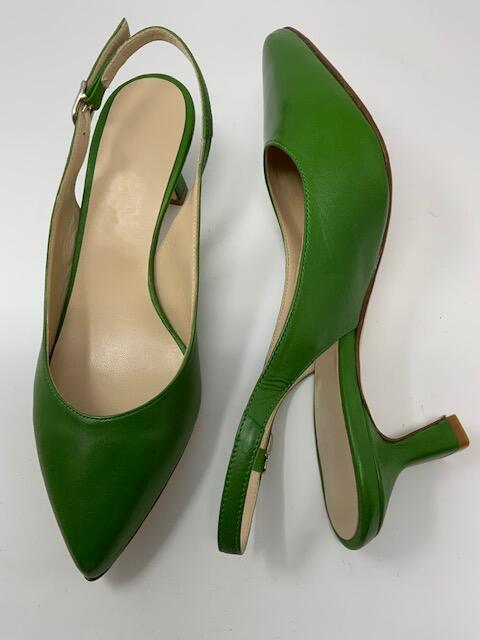 Spring Green Kitten Heel