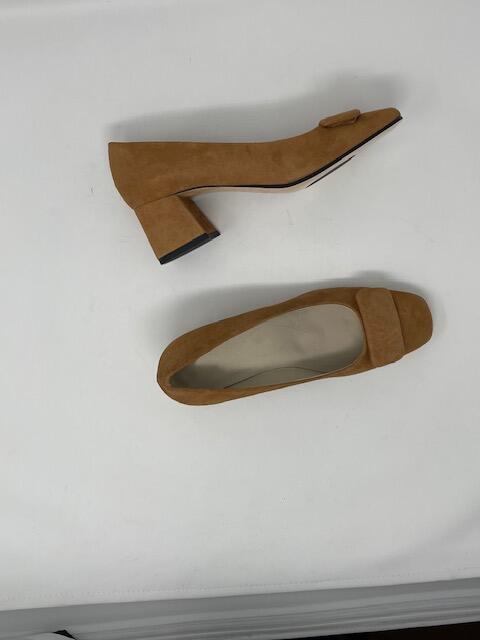 Oak Suede Heels