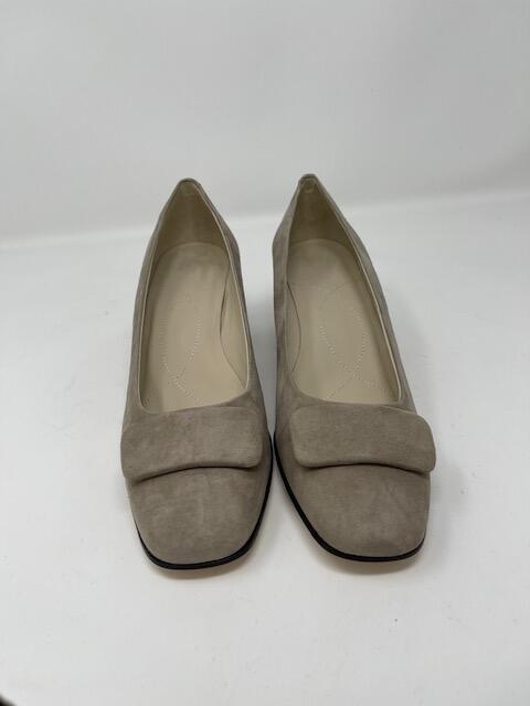 Taupe Suede Heels
