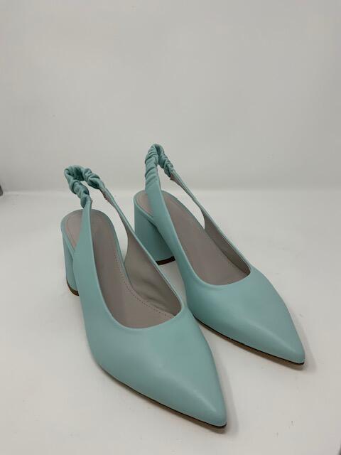 Sky Leather Sling Back Heel