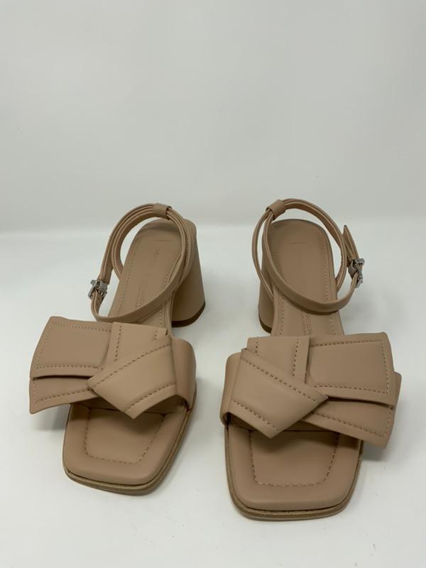 Tan Strappy Heel