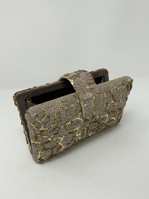 Grey Kitsch Clutch
