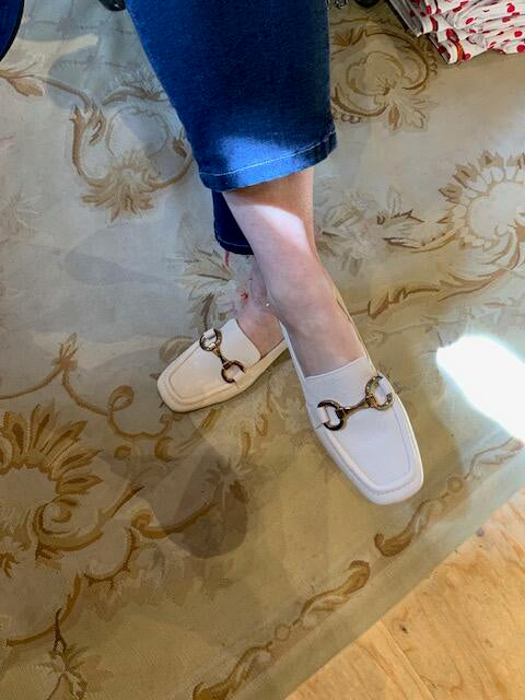 Latte Leather Loafers