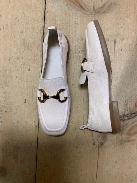 Latte Leather Loafers