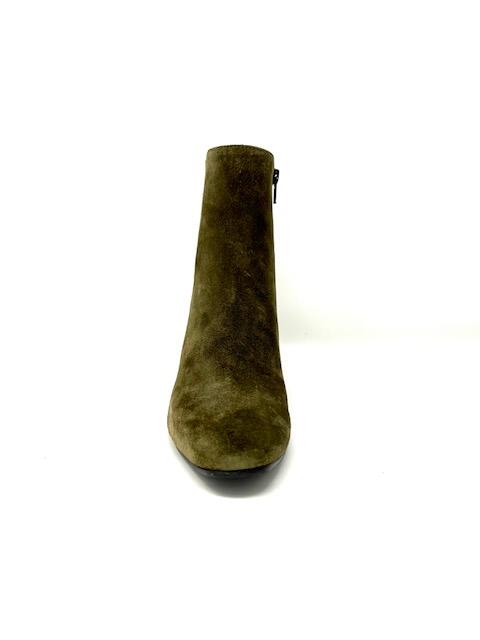 Sage Green Suede Bootie