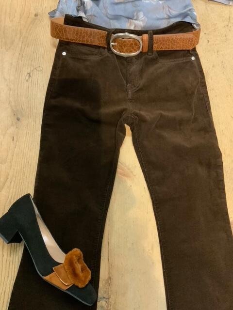 Brown Alligator Belt