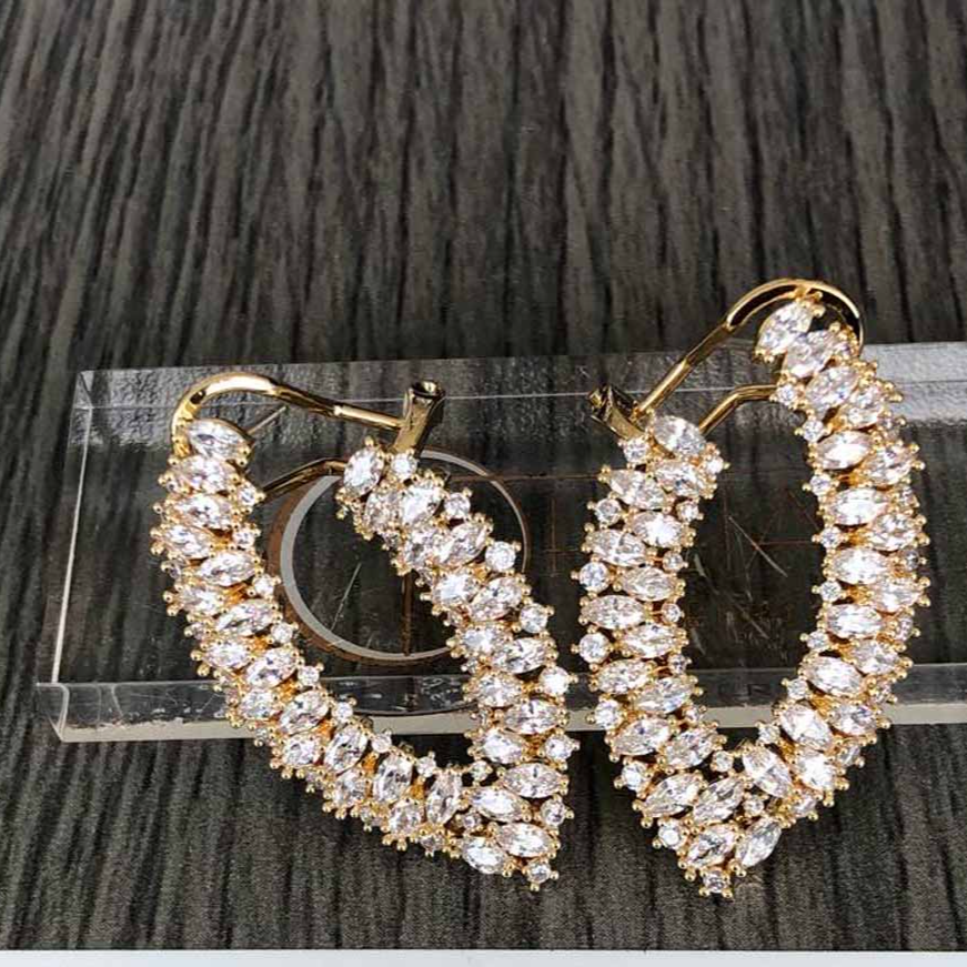 Folded Statement Earrings