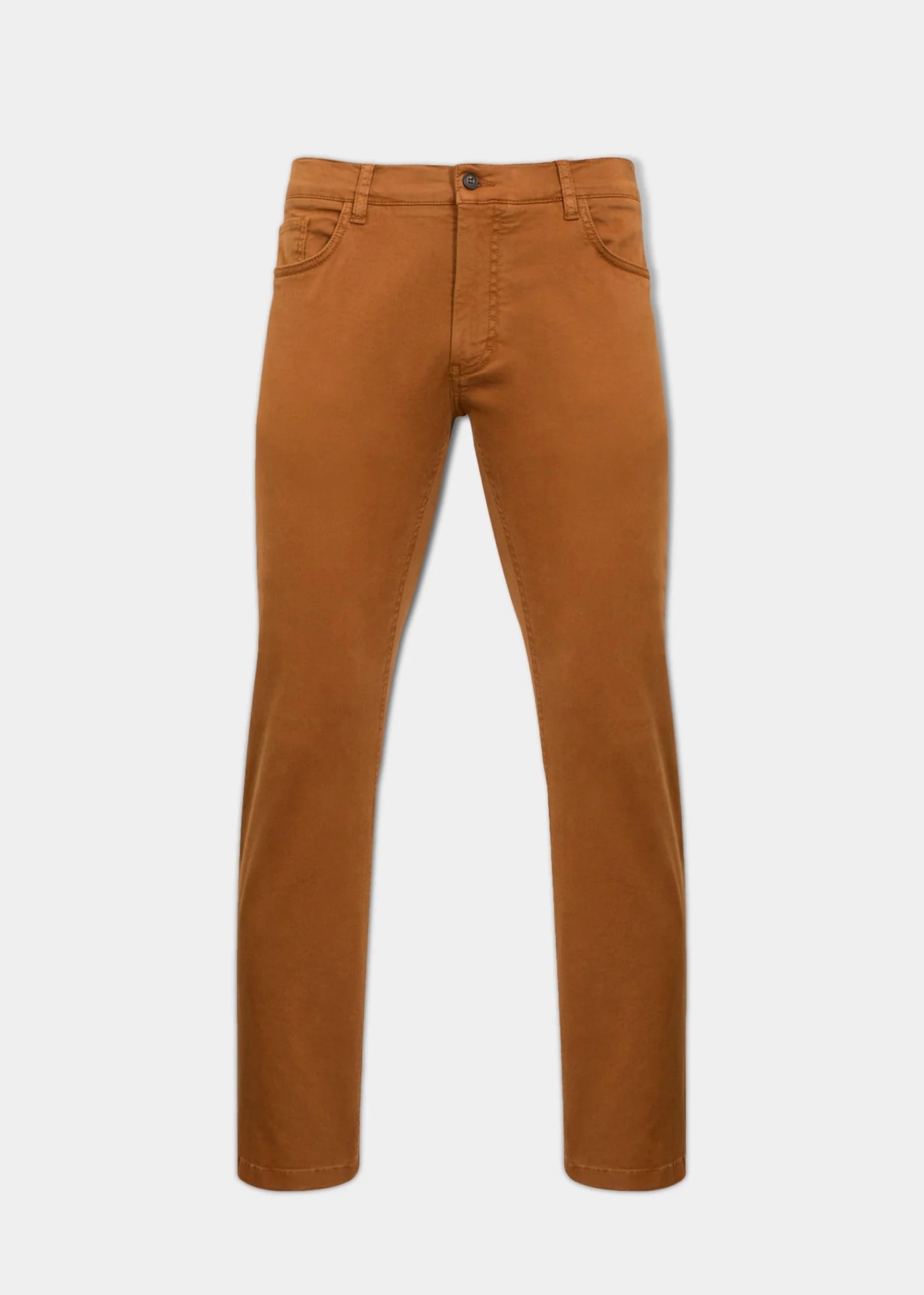 MEN'S CHINO JEAN IN TOBACCO - REGULAR FIT