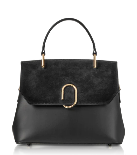 Handbag- Black Suede