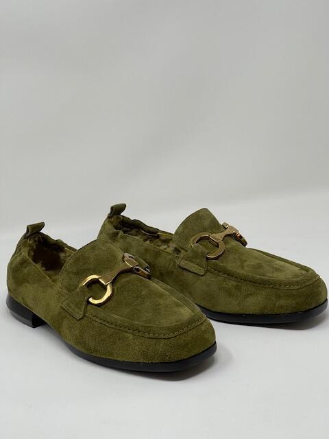 Moss Green Loafers
