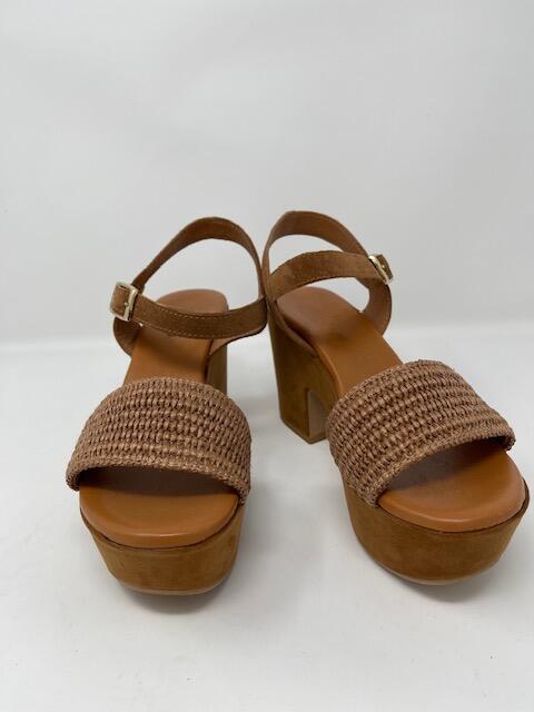 Suede Mahogany Wedges