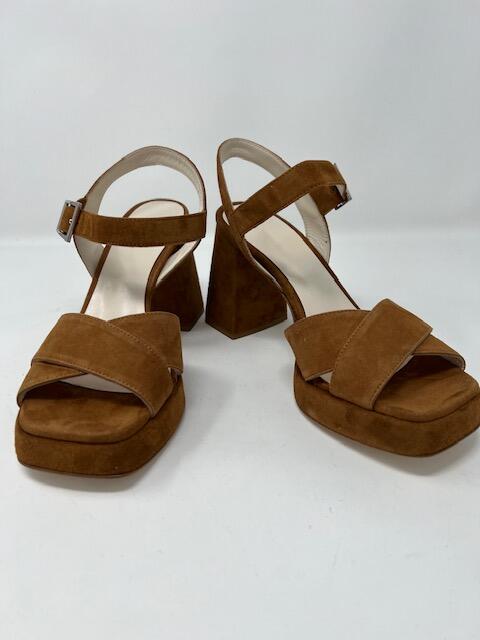 Brown Suede Heel