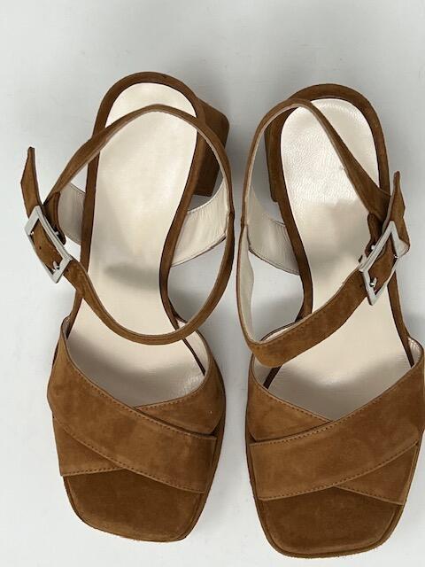 Brown Suede Heel