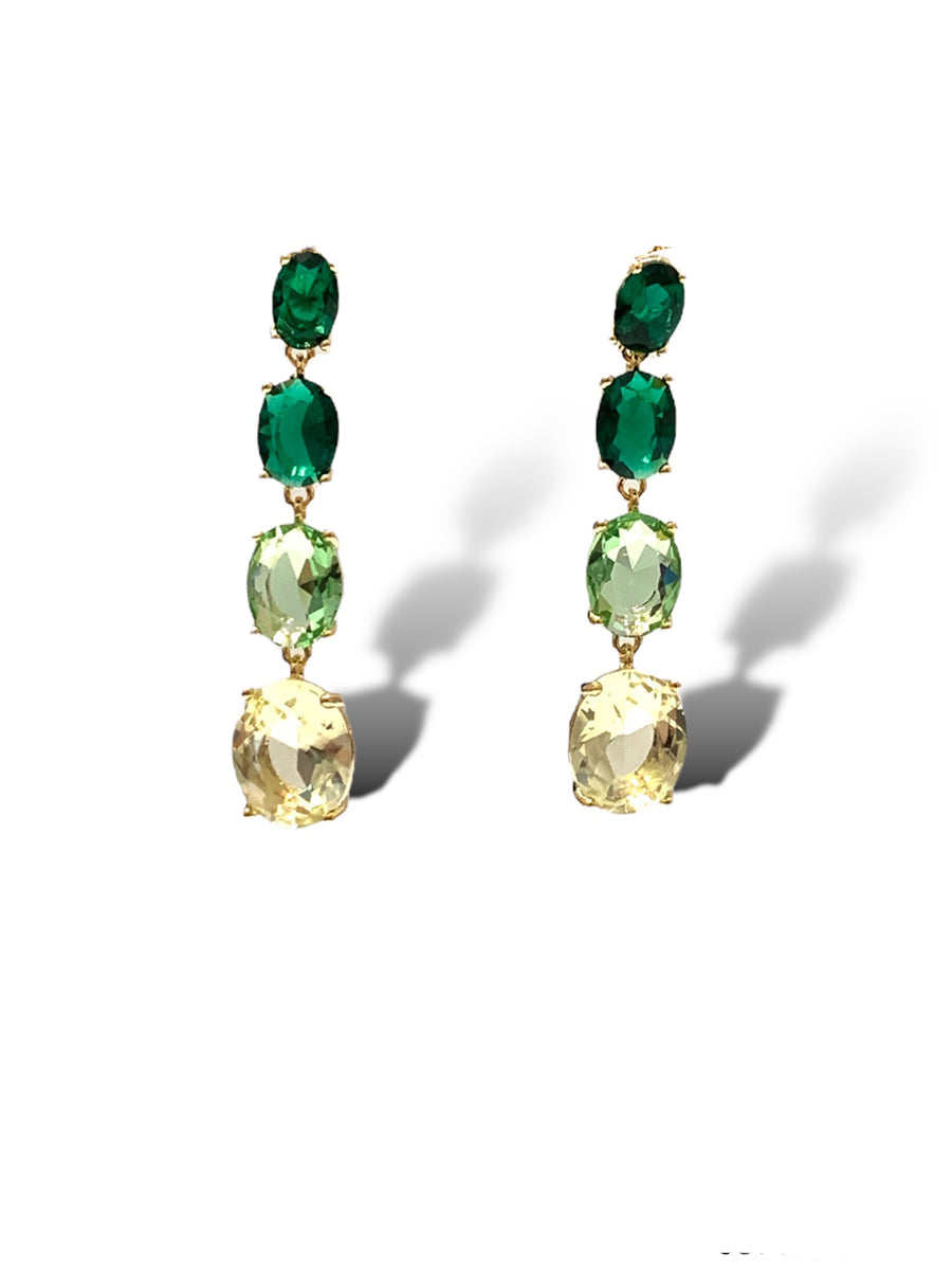 Four Tier Drop Earrings